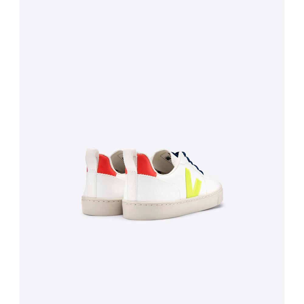 Veja V-10 CWL Topanky Detske White/Orange | SK 778GSO